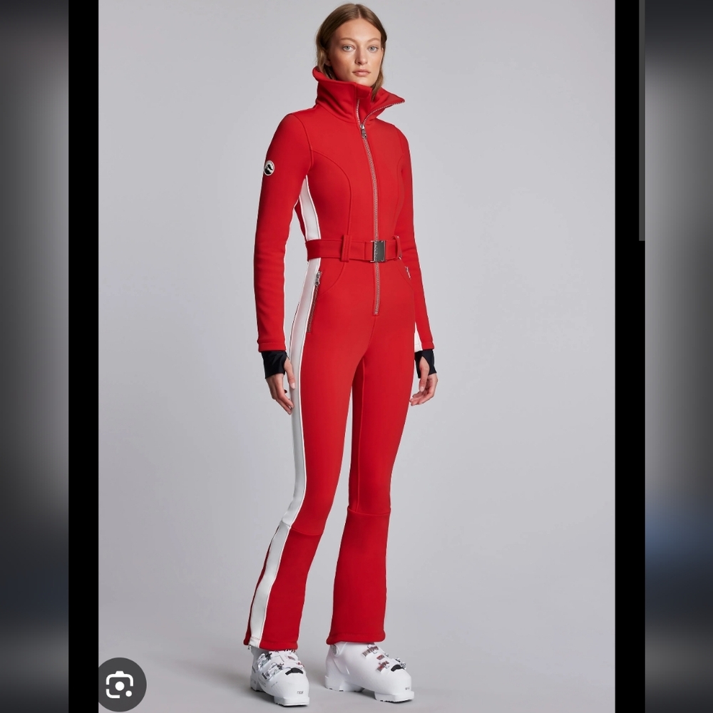 Cordova Striped Ski Suit Red Cordova OTB Ski Suit